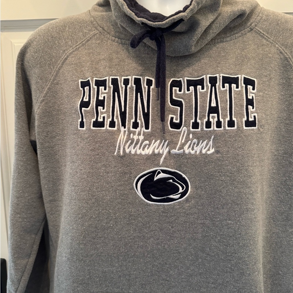 Colosseum Gray Penn State Turtleneck Sweater